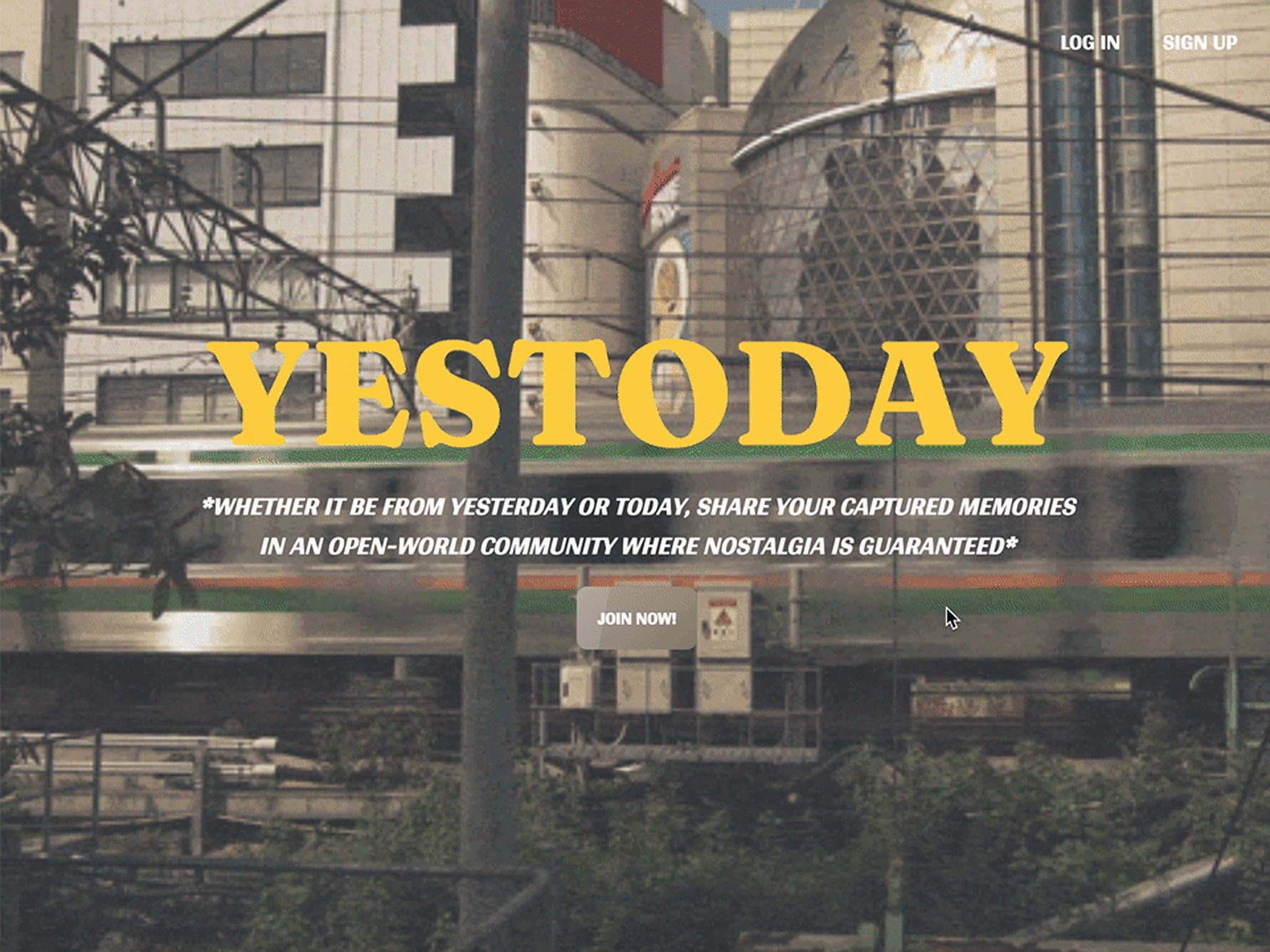 image of yestoday app